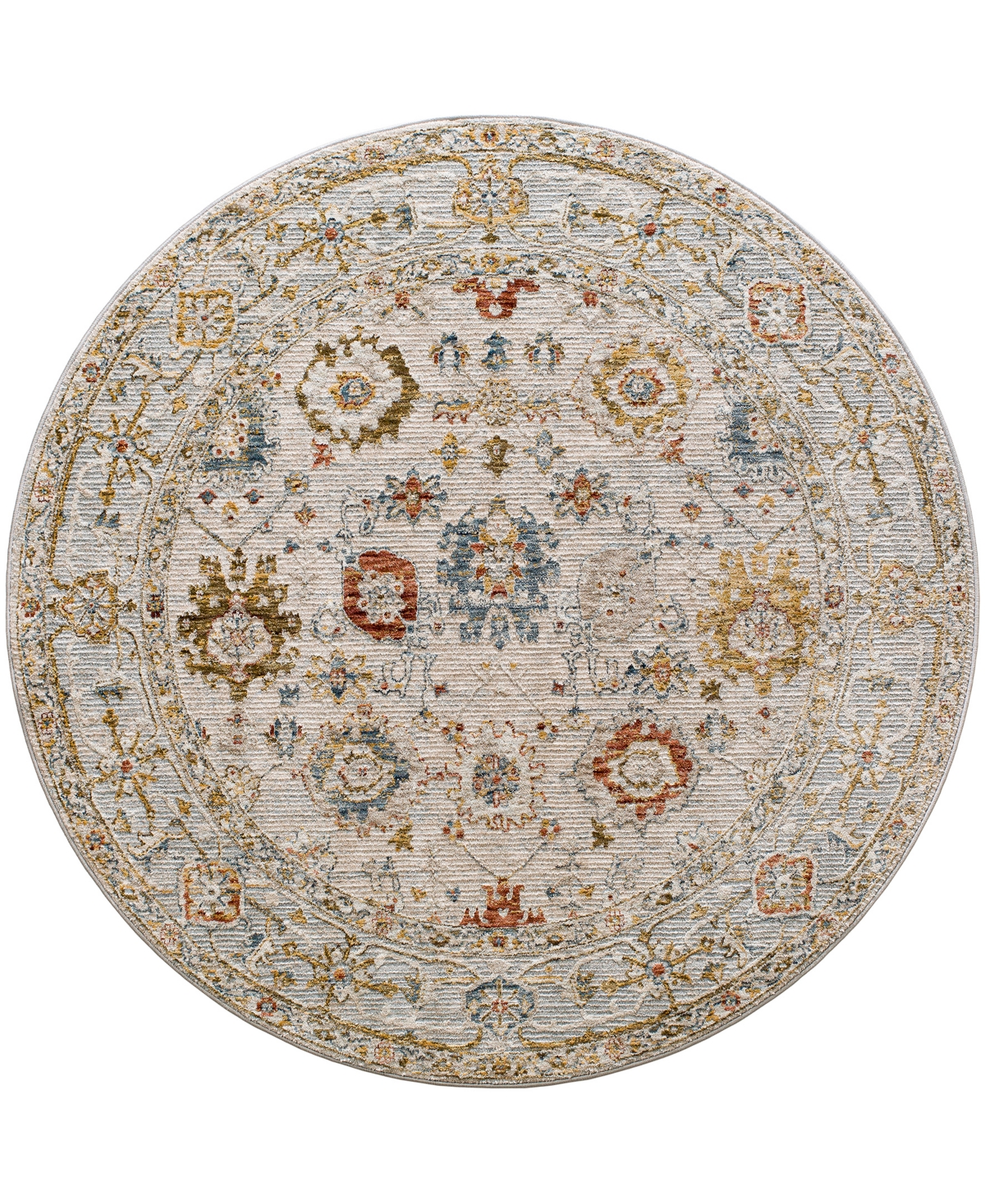 Surya Reina Ren- 6'7" x 6'7" Round Area Rug