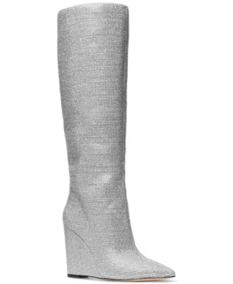 Michael Kors - Women's Isra Pointed-Toe Wedge Dress Boots