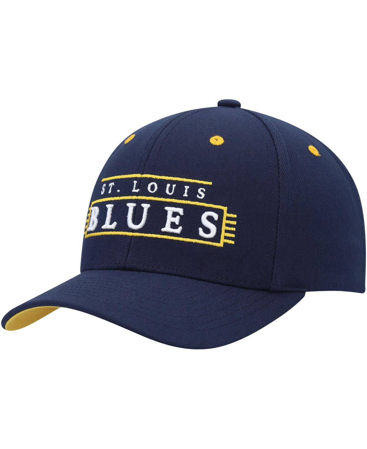 Mitchell & Ness Men's  Navy St. Louis Blues Lofi Pro Snapback Hat In Navy