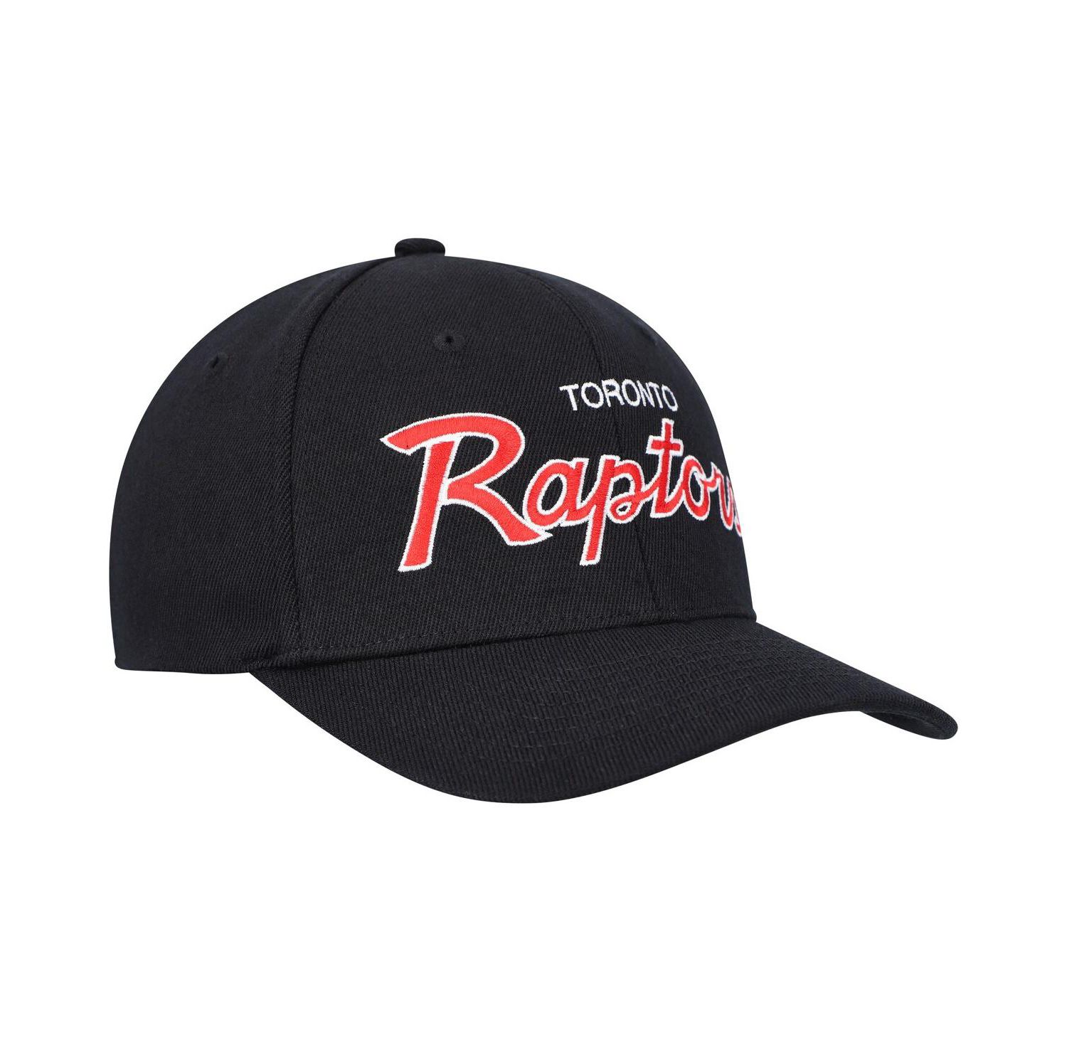 Men's Black Toronto Raptors MVP Team Script 2.0 Stretch Snapback Hat