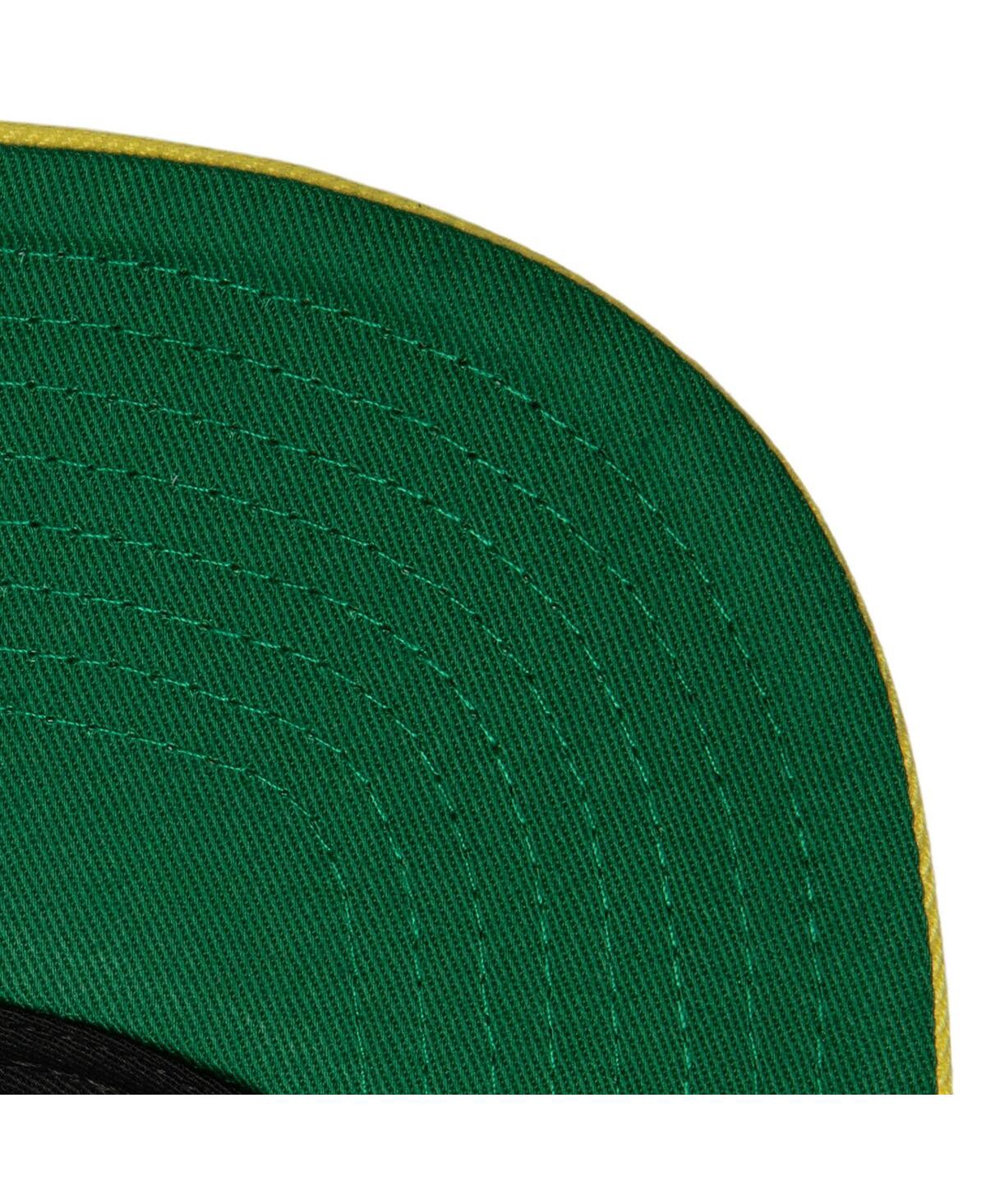 Mitchell & Ness Men's  Black Iowa Hawkeyes Team Script 2.0 Snapback Hat In Black