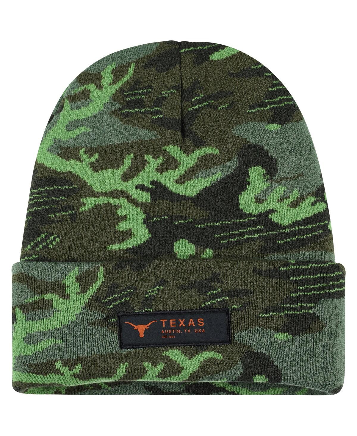 Nike Men's  Camo Texas Longhorns Veterans Day Cuffed Knit Hat