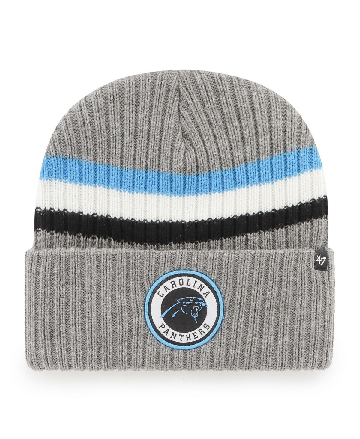 47 Brand Men's ' Gray Carolina Panthers Highline Cuffed Knit Hat