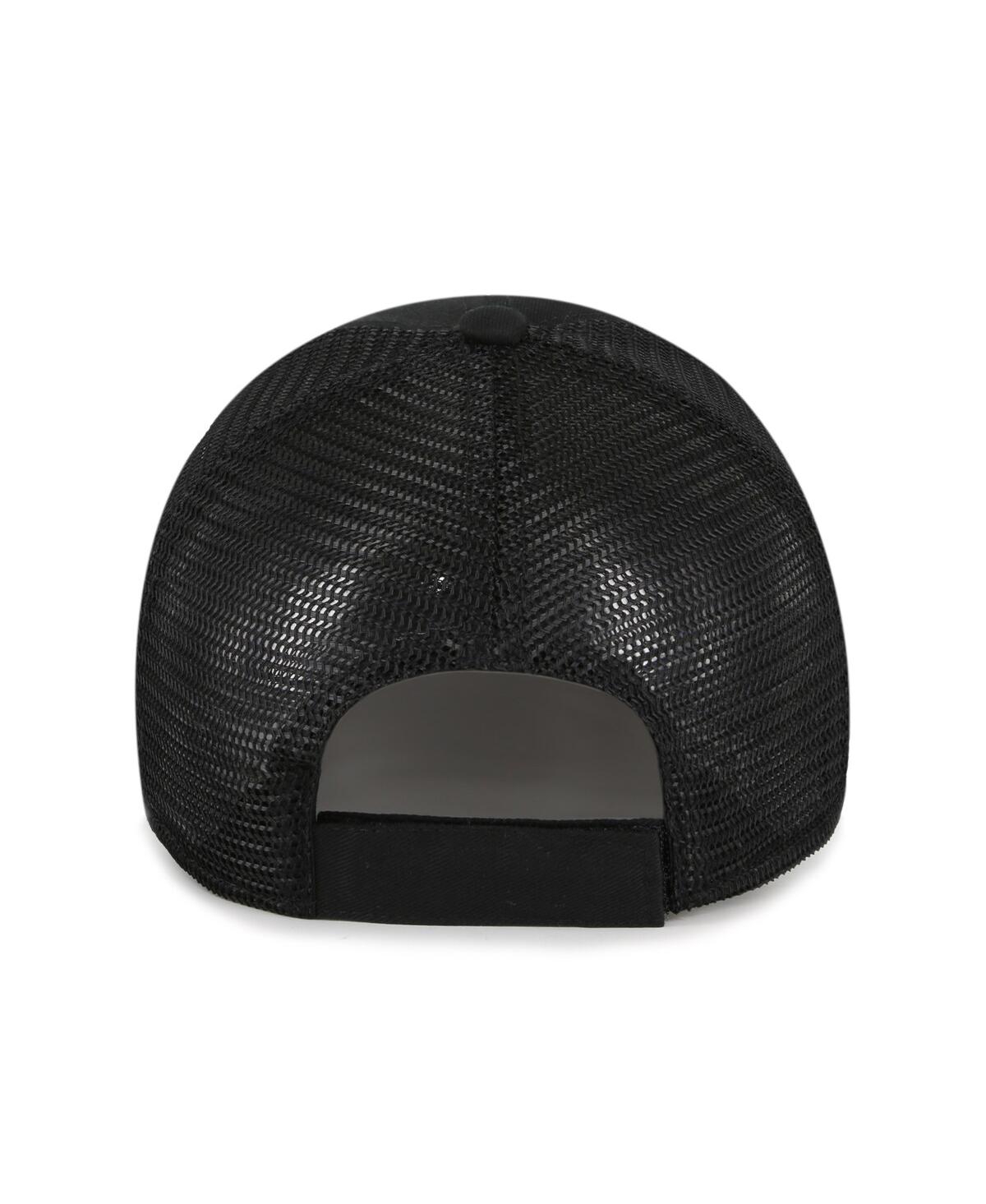 Shop 47 Brand Big Boys And Girls ' Black Baltimore Ravens Levee Mvp Trucker Adjustable Hat