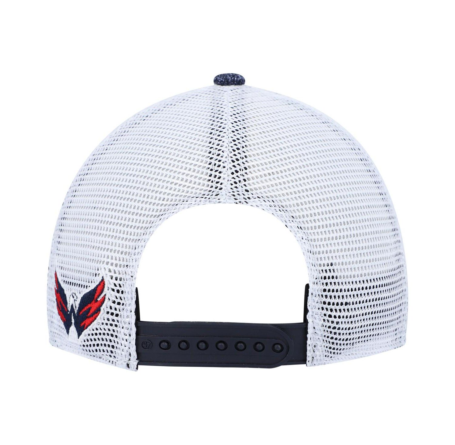 Women's Navy, White Washington Capitals Encore MVP Trucker Snapback Hat