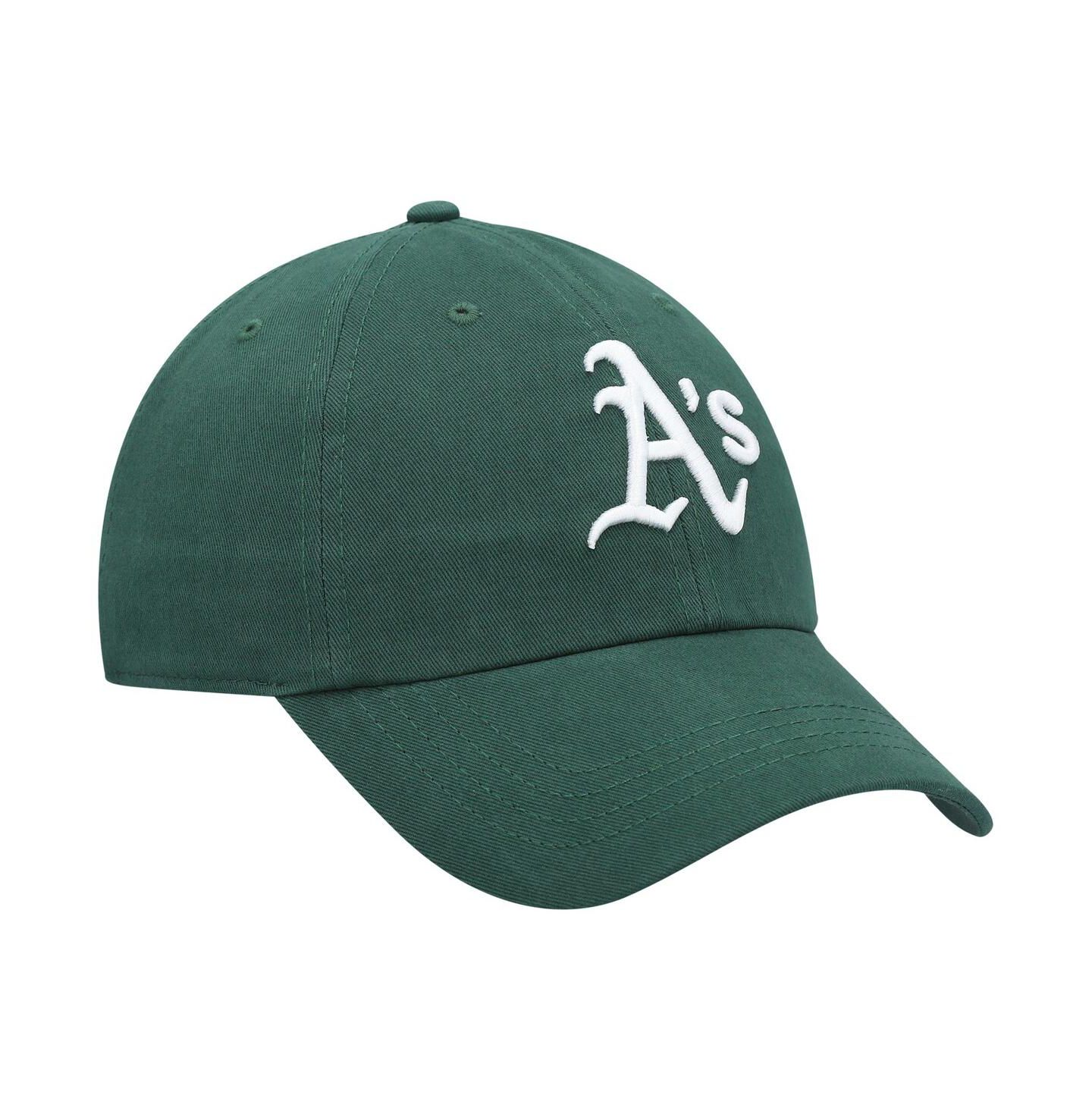 Женская кепка '47 Brand Green Oakland Athletics Team Miata Clean Up Adjustable Hat — фото 4