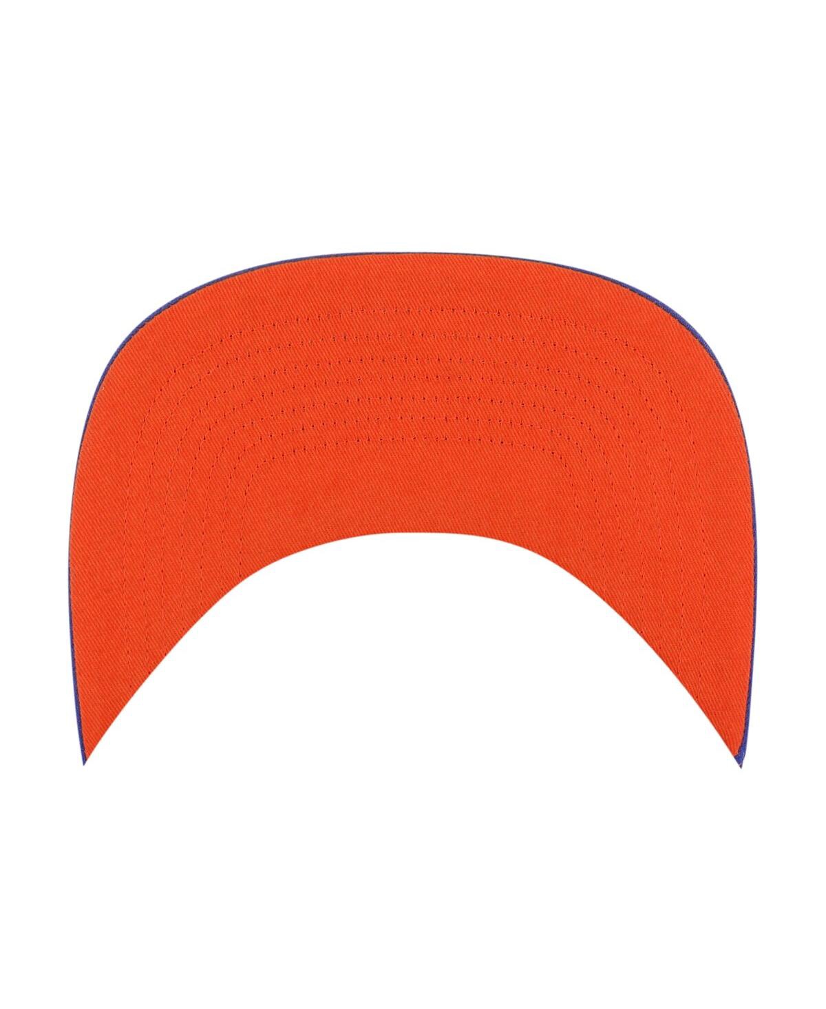 Men's '47 BrandNew York Knicks Sure Shot Captain Snapback Hat - Blue