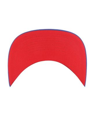 Men's Royal Philadelphia 76ers Sure Shot Captain Snapback Hat