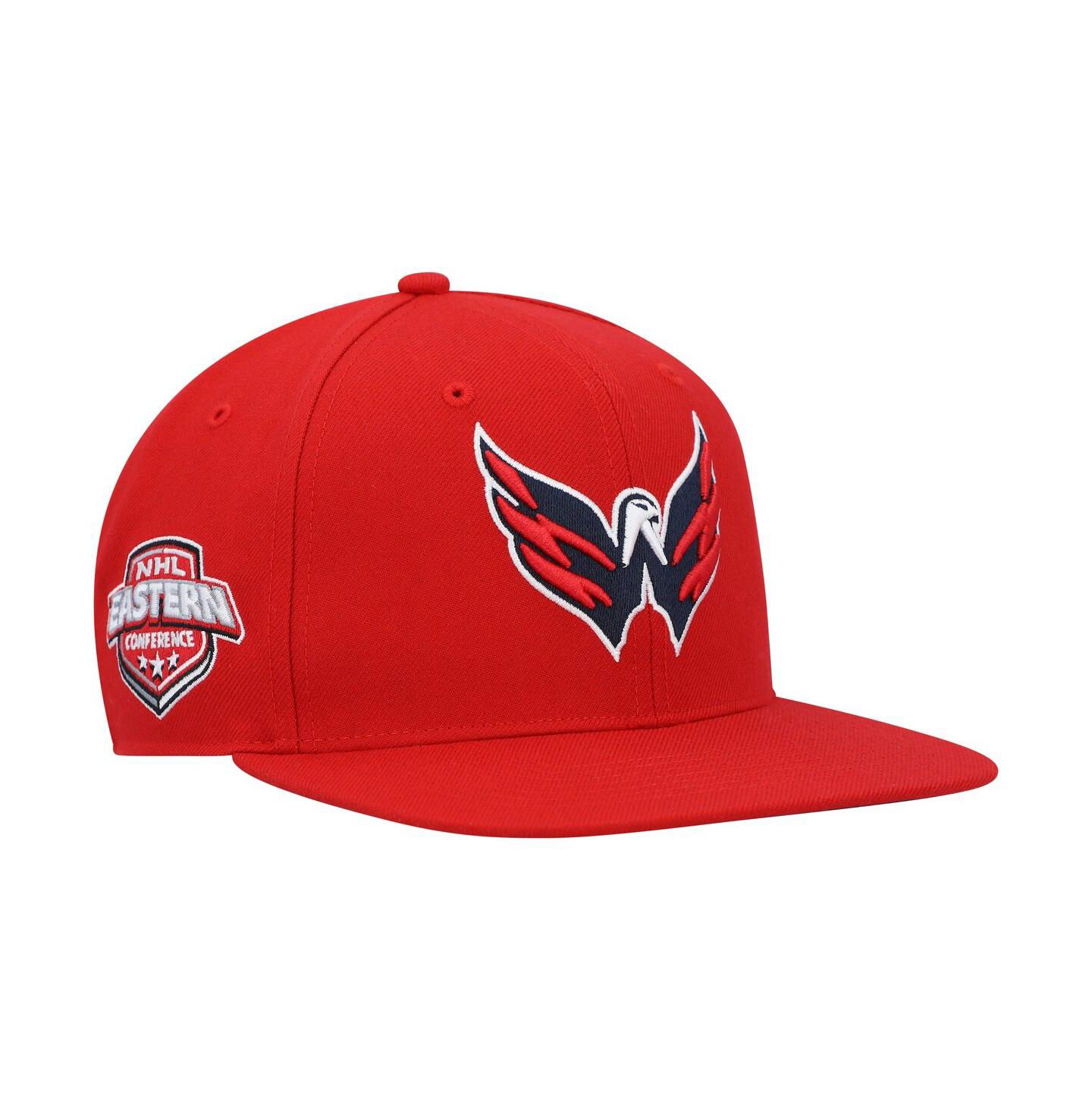 Мужская кепка '47 Brand Red Washington Capitals Sure Shot Captain Snapback Hat — фото 1