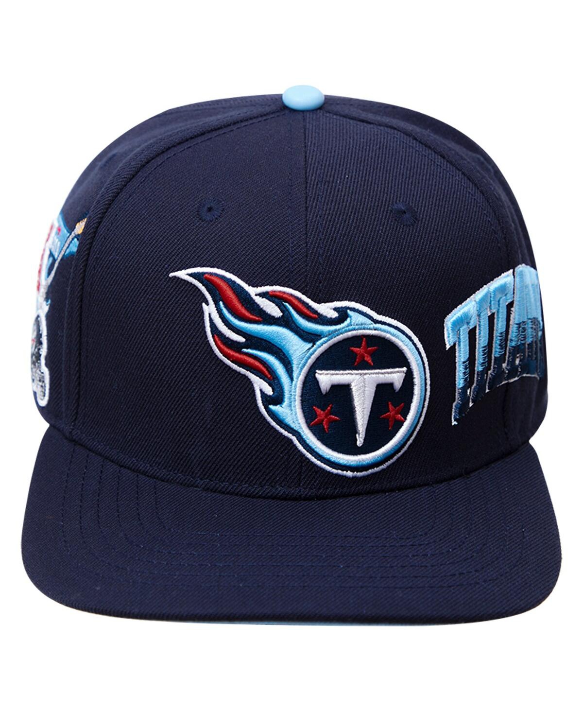 Shop Pro Standard Men's  Navy Tennessee Titans Hometown Snapback Hat
