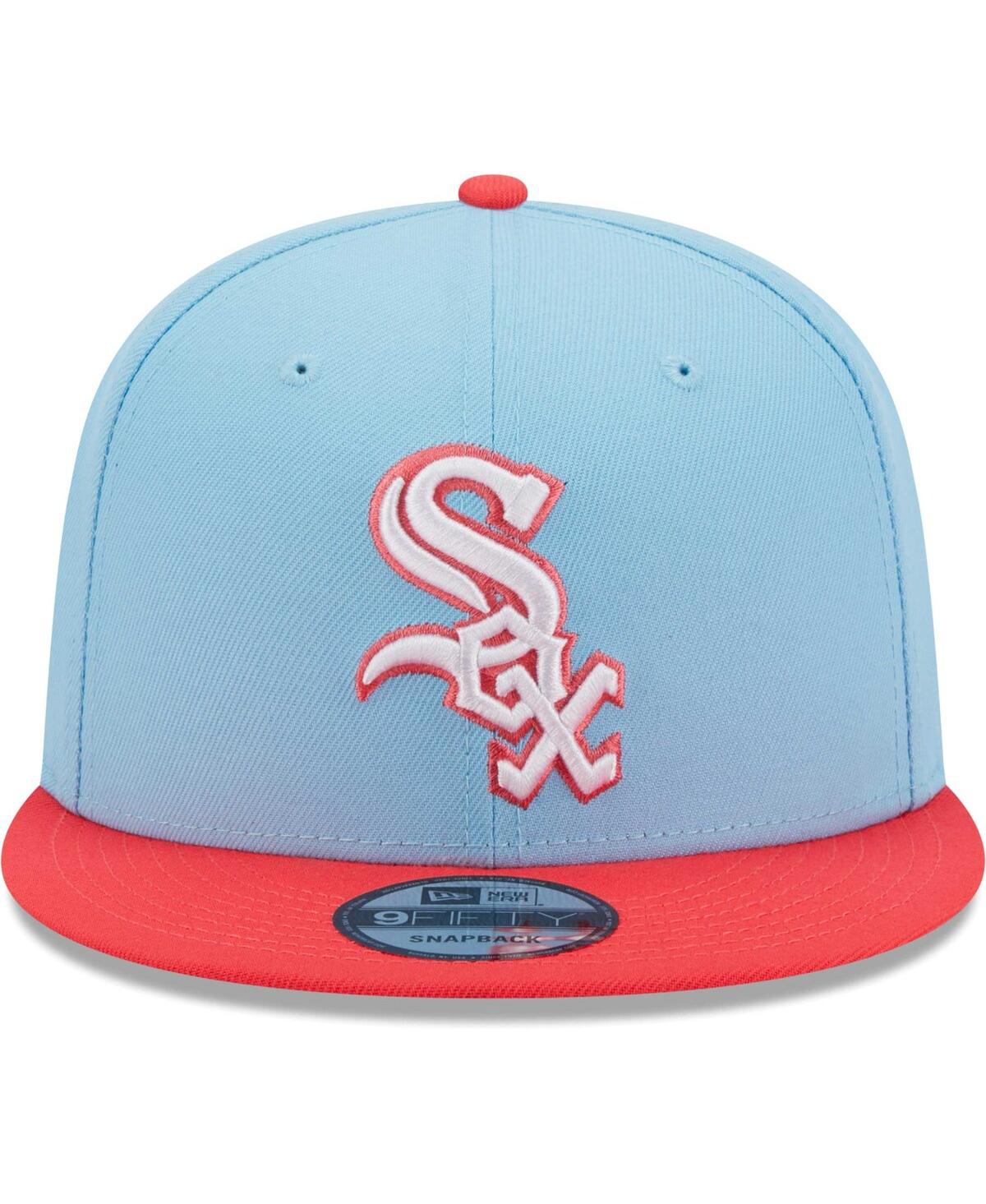 New Era Men's  Light Blue, Red Chicago White Sox Spring Basic Two-tone 9fifty Snapback Hat In Light Blue,red