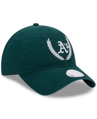 Women's Green Oakland Athletics Leaves 9TWENTY Adjustable Hat