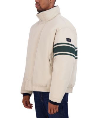 Men's Colorblocked Vintage Puffer Jacket