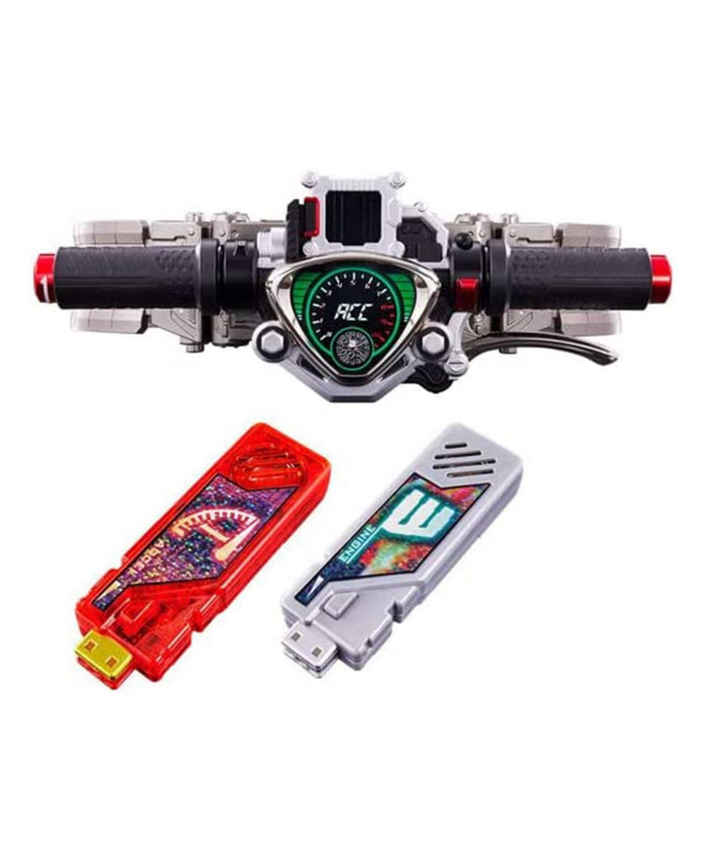 Фигурки Bandai Kamen Rider Accel Driver Ver 1.5 Fuuto Pi Edition Belt and 2 Memories, 3-Piece Set, Ages 14 & Up — фото 1