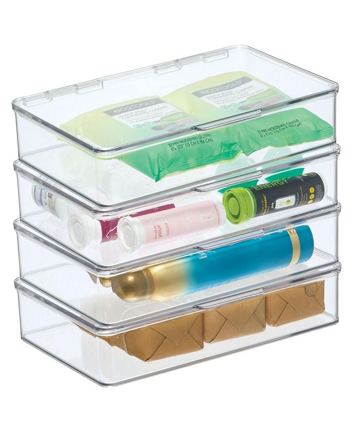  mDesign Plastic Stackable Bathroom Storage Organizer