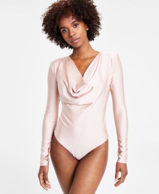 Bar III - Women's Cowlneck Bodysuit