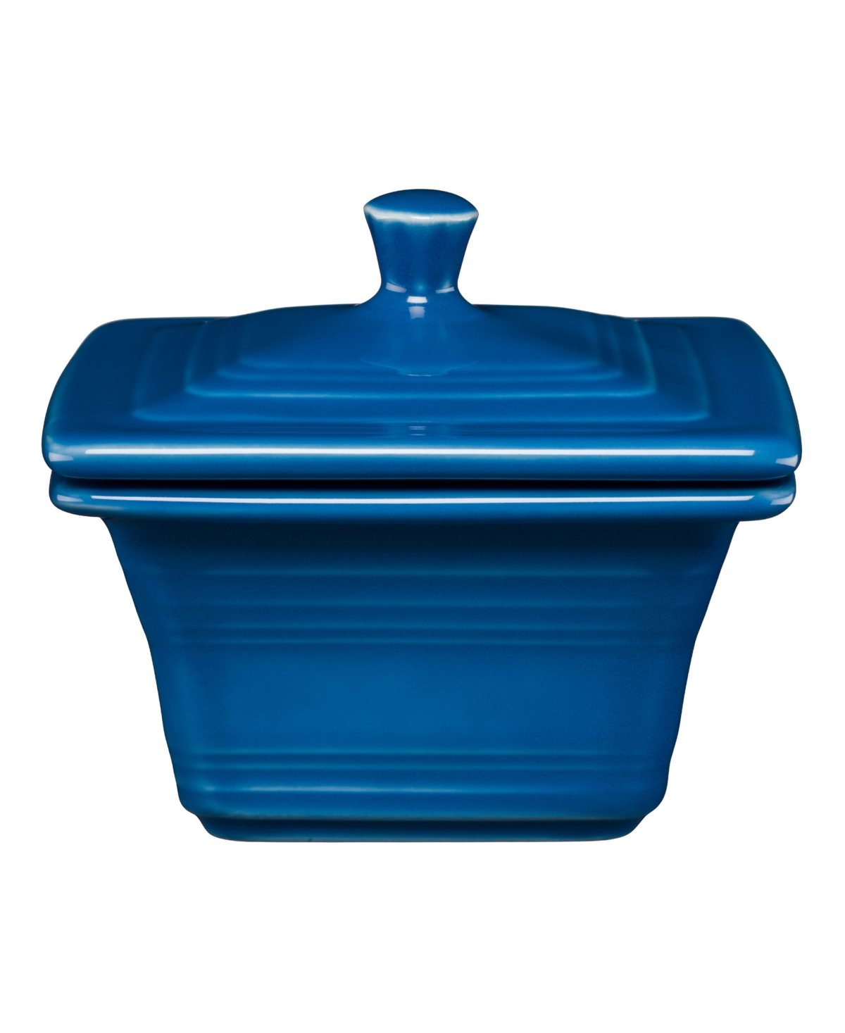 Shop Fiesta Square Covered Box 4 5/8 Inch In Lapis