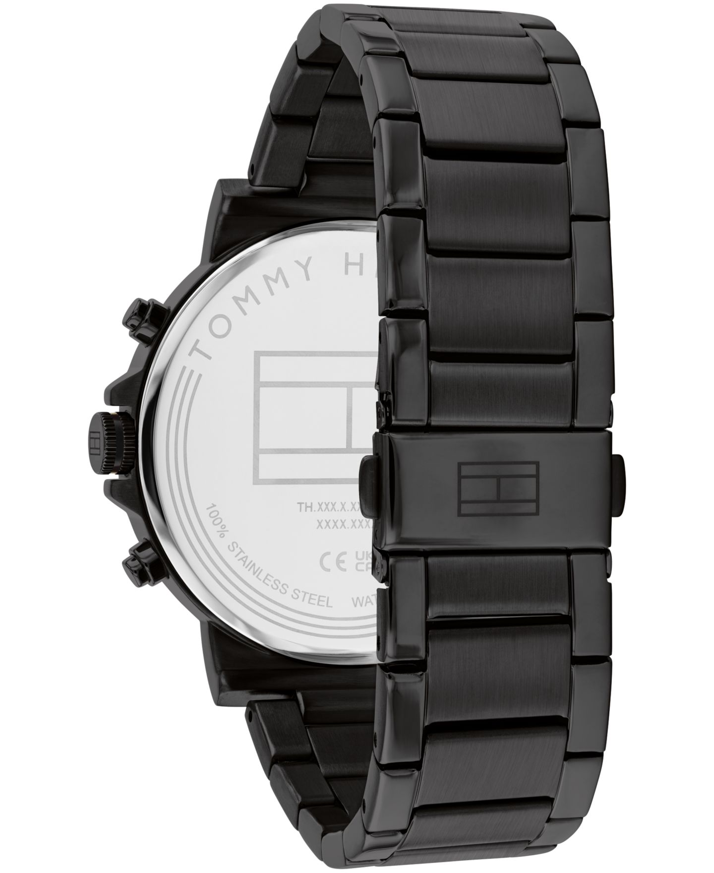 Мужские часы Tommy Hilfiger Multifunction Black Stainless Steel Watch 43mm — фото 3