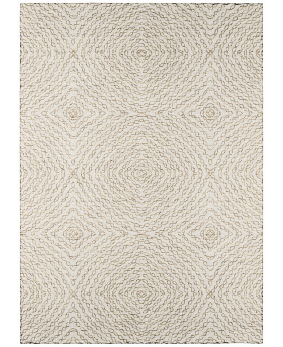 Addison Bravado Outdoor Washable ABV33 9' x 12' Area Rug - Ivory