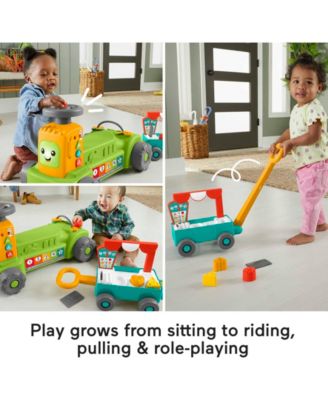 Laugh Learn 4-in-1 Farm to Market Tractor Ride-on Learning Toy 
