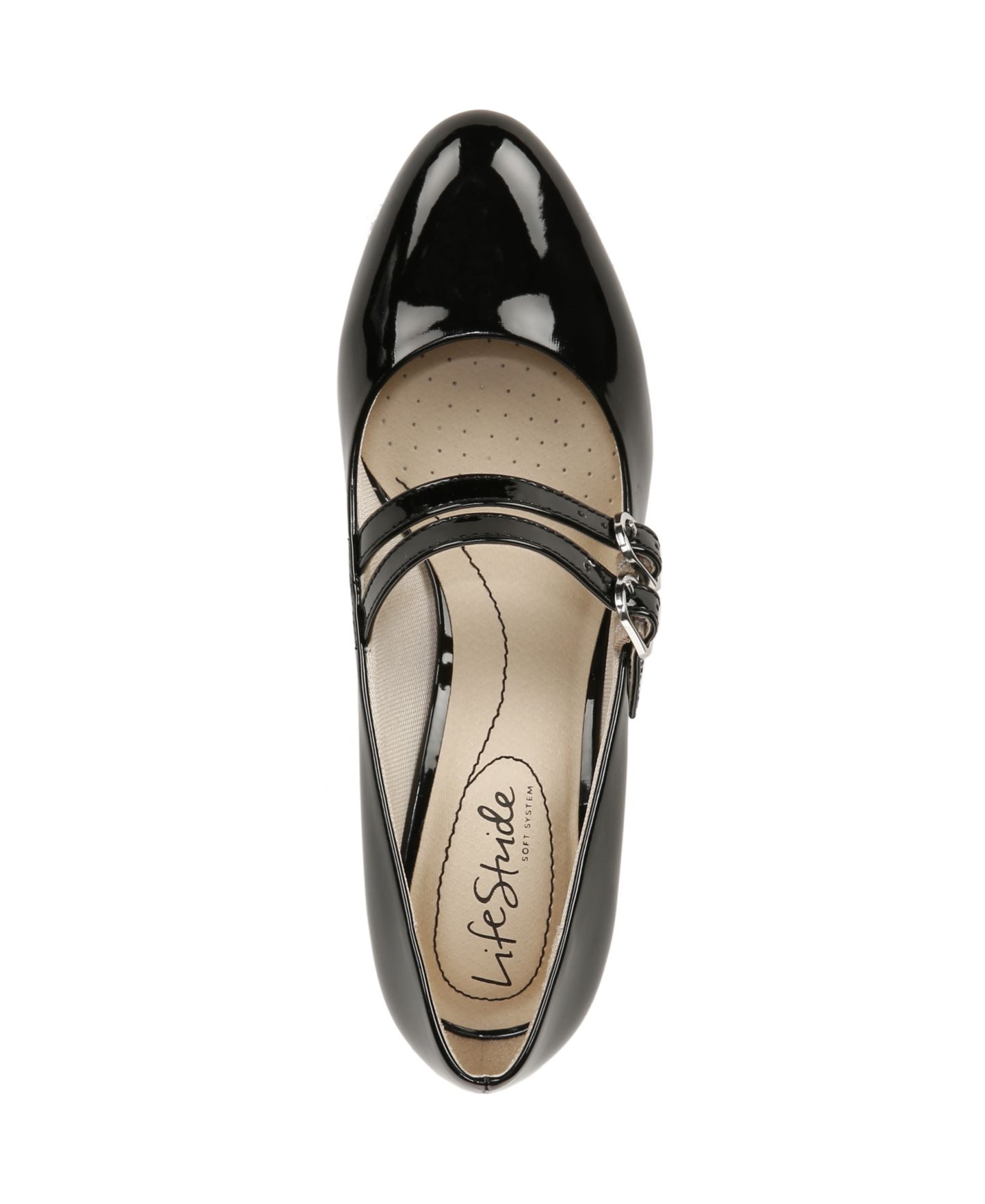 Женские туфли LifeStride True Mary Jane Pumps, цвет: Чёрный искусственная лаковая кожа — фото 4