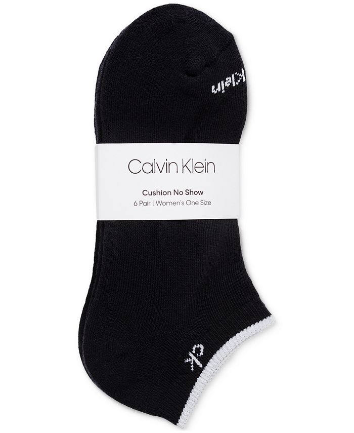 Calvin Klein Women s 6 Pk. Performance Cushion No Show Socks Macy s