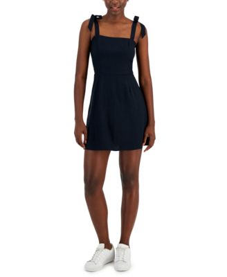 And Now This - Women's Linen-Blend Mini Dress