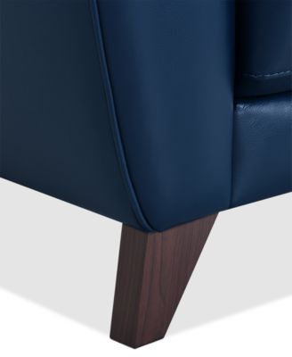 Myia 85" Leather Sofa, Created for Macy's