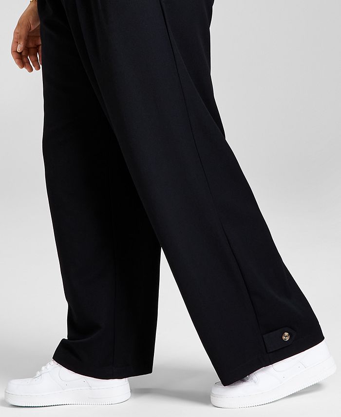 And Now This Plus Size Straight-Leg Trousers - Macy's
