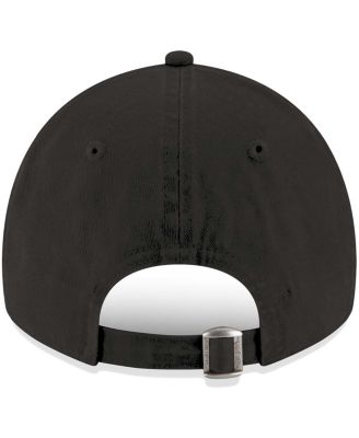 Men's Black LA Galaxy Jersey Hook 9TWENTY Adjustable Hat