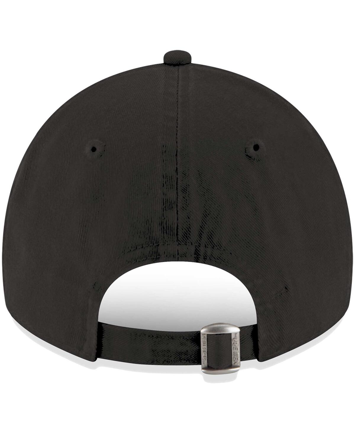 Shop New Era Men's  Black La Galaxy Jersey Hook 9twenty Adjustable Hat