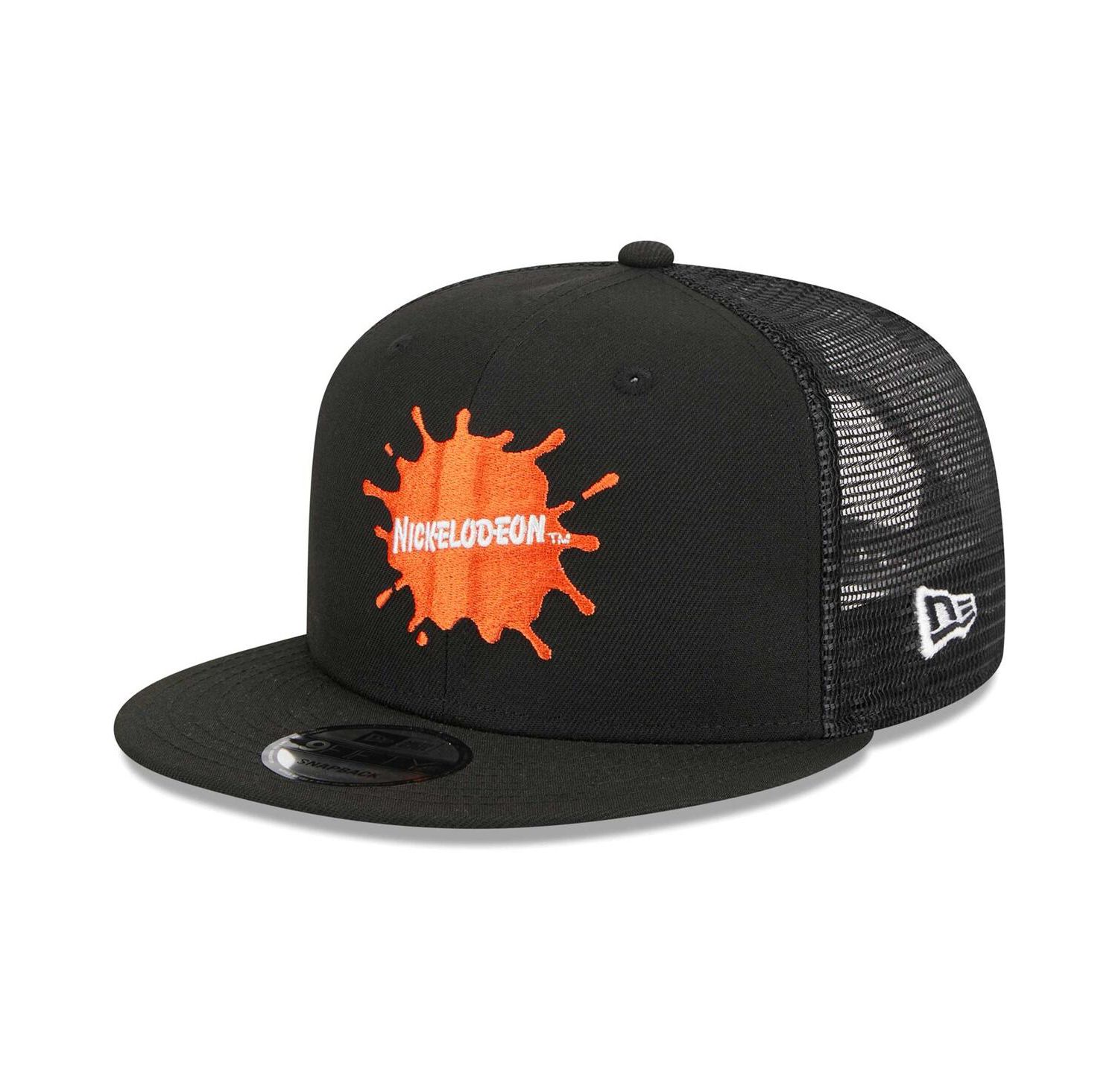 Men's Black Nickelodeon Splat Trucker 9FIFTY Snapback Hat