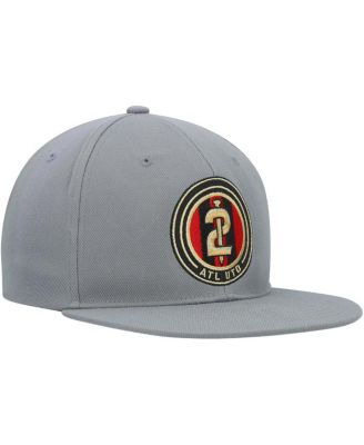 Men's Gray Atlanta United FC Logo Snapback Hat