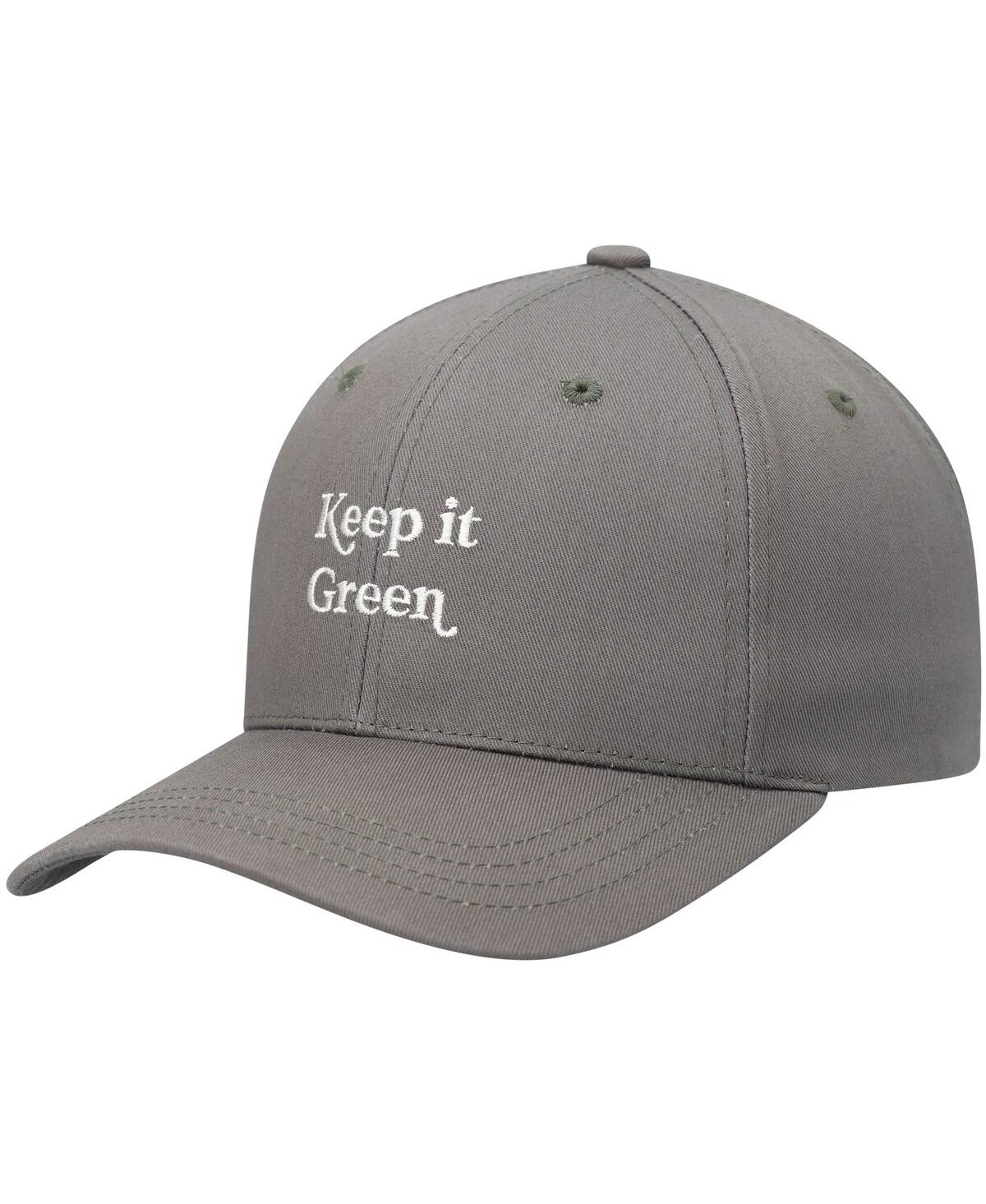 Men's tentree Olive Keep It Green Elevation Snapback Hat - Olive
