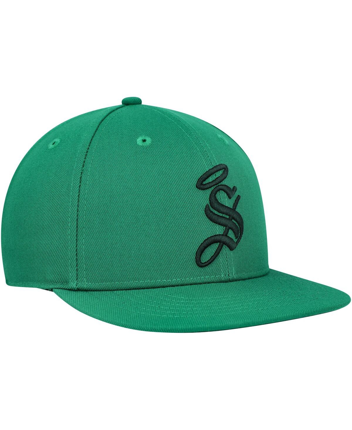 Shop Fan Ink Men's Green Santos Laguna Palette Snapback Hat