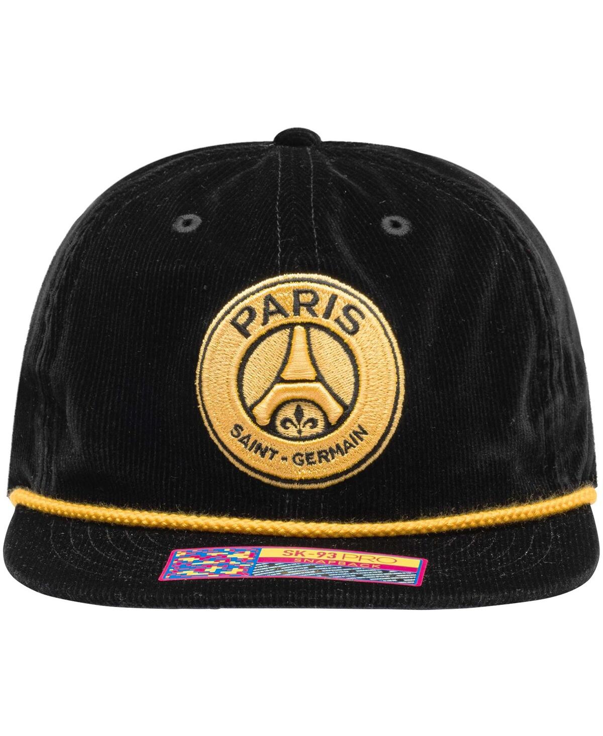 Shop Fan Ink Men's Black Paris Saint-germain Snow Beach Adjustable Hat