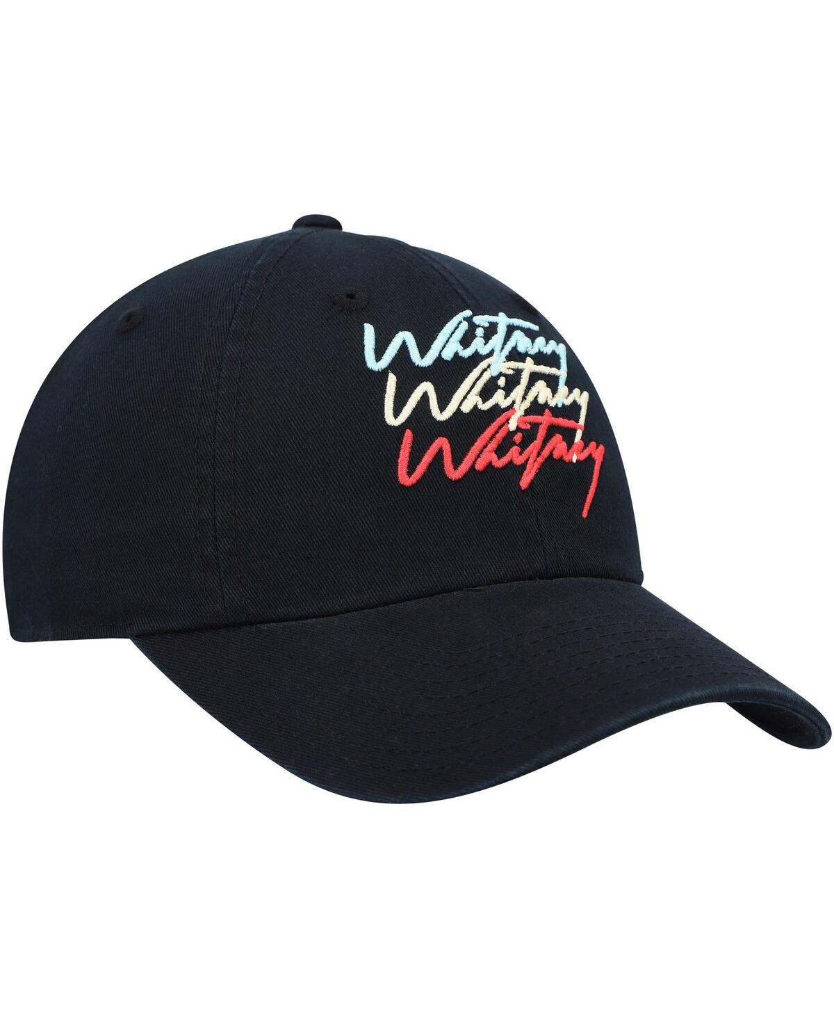 AMERICAN NEEDLE MEN'S AMERICAN NEEDLE BLACK WHITNEY HOUSTON BALLPARK ADJUSTABLE HAT 