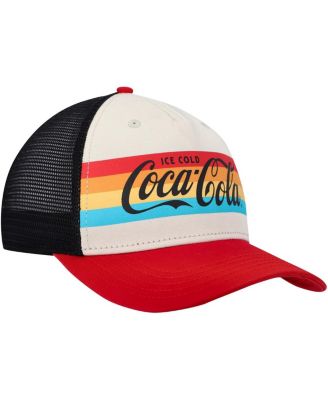 Men's Cream, Black Coca-Cola Sinclair Snapback Hat