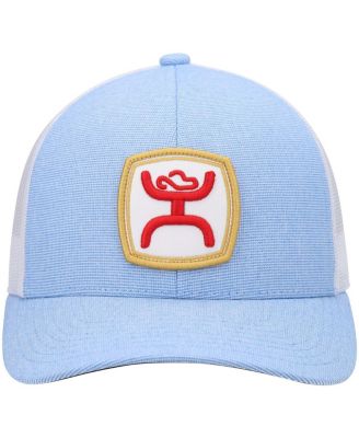 Hooey Men's Light Blue, White Zenith Trucker Snapback Hat - Macy's