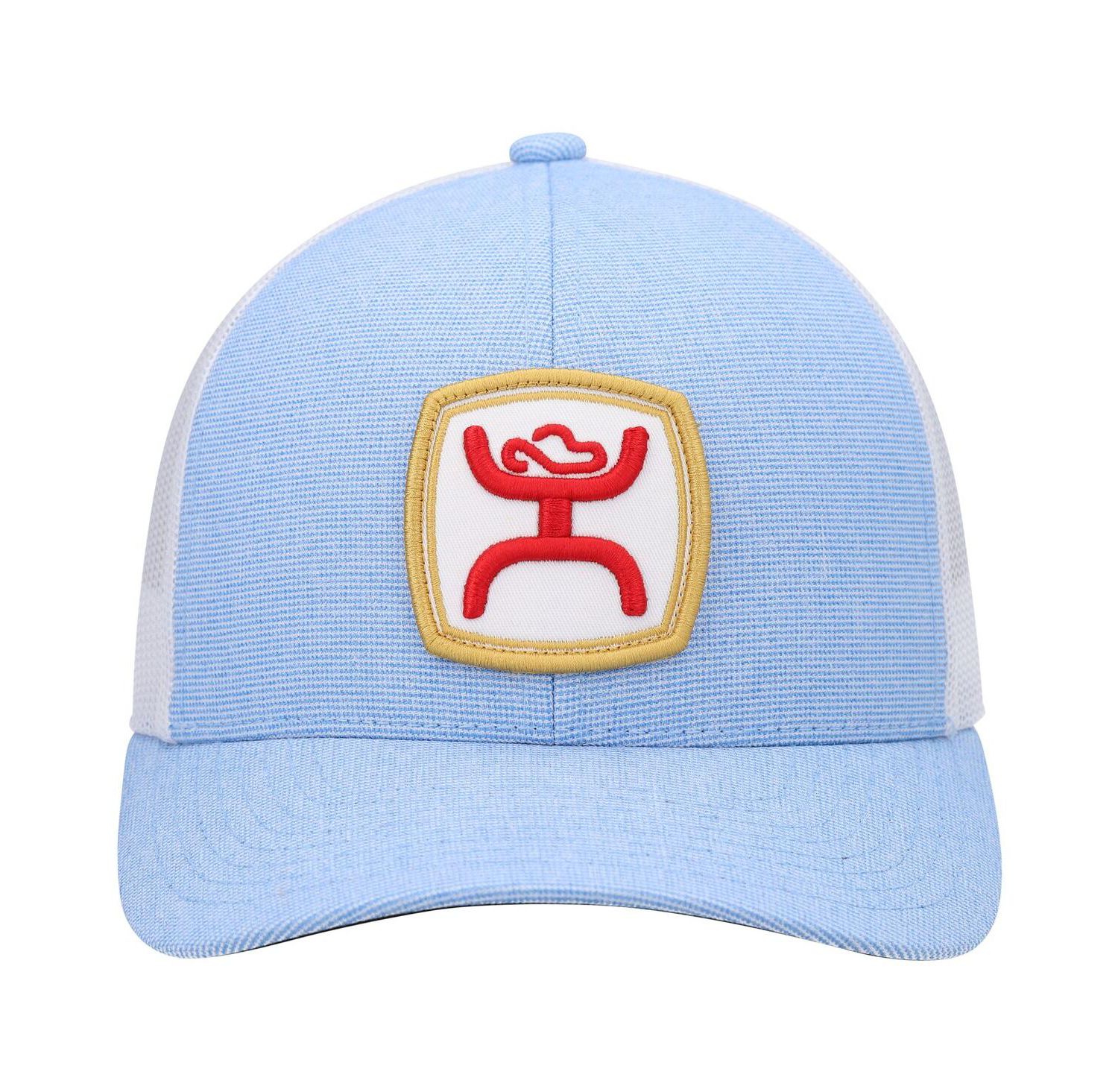 Men's Light Blue, White Zenith Trucker Snapback Hat