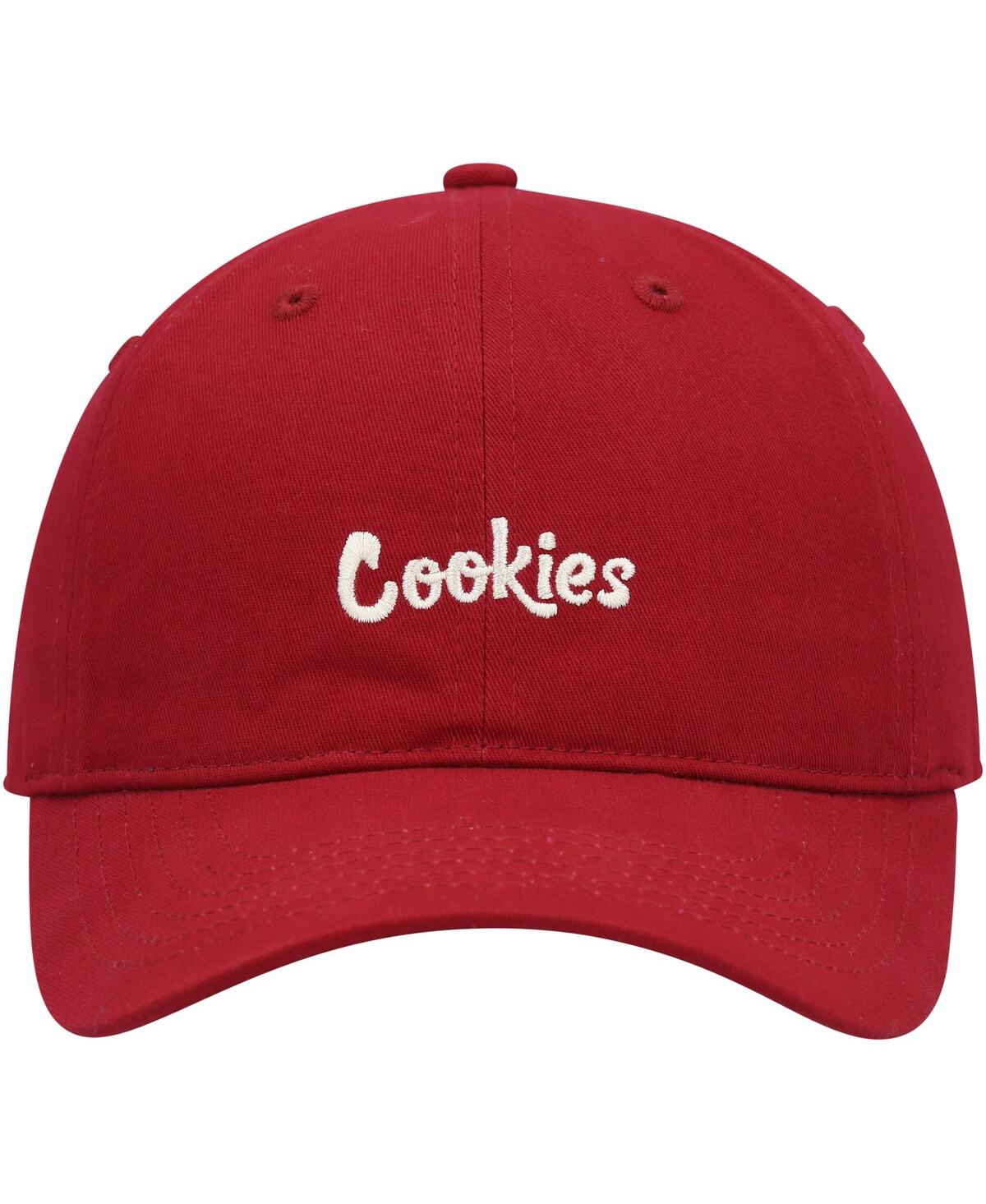 Shop Cookies Men's  Burgundy Original Dad Adjustable Hat