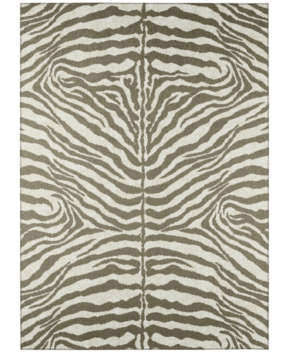 Addison Safari Outdoor Washable ASF31 10' x 14' Area Rug - Taupe