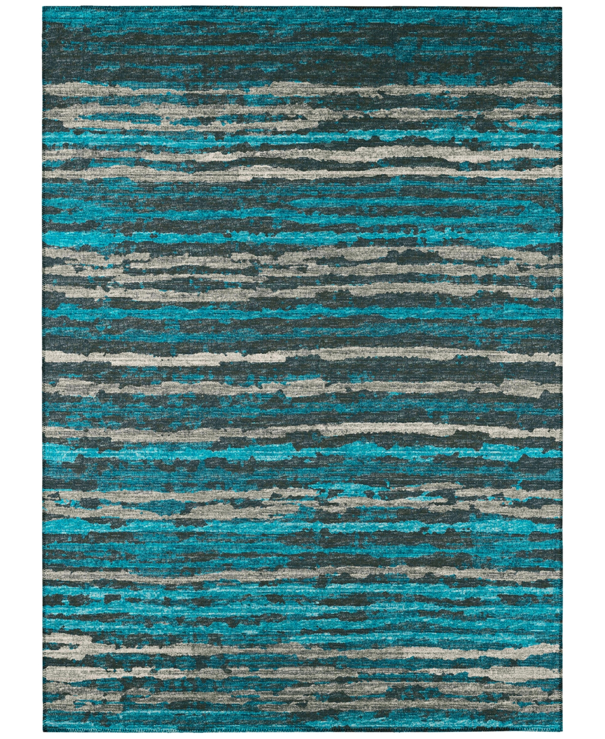Addison Bravado Outdoor Washable ABV34 10' x 14' Area Rug - Teal