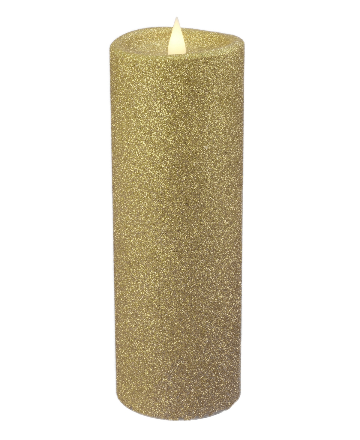 Classic Motion Flameless Candle 3 x 9 - Gold Glitter