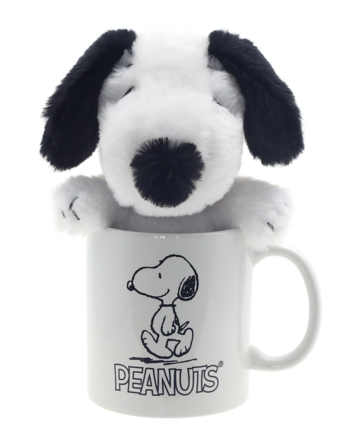 Animal Adventure Peanuts Plush Toy In A Mug Snoopy In White