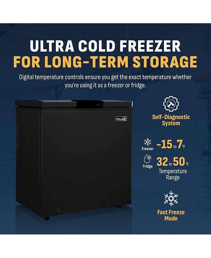Newair 5 Cu. Ft. Mini Deep Chest Freezer and Refrigerator
