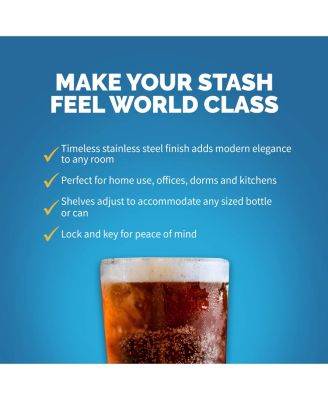 126 Can Freestanding Beverage Fridge  with Adjustable Shelves