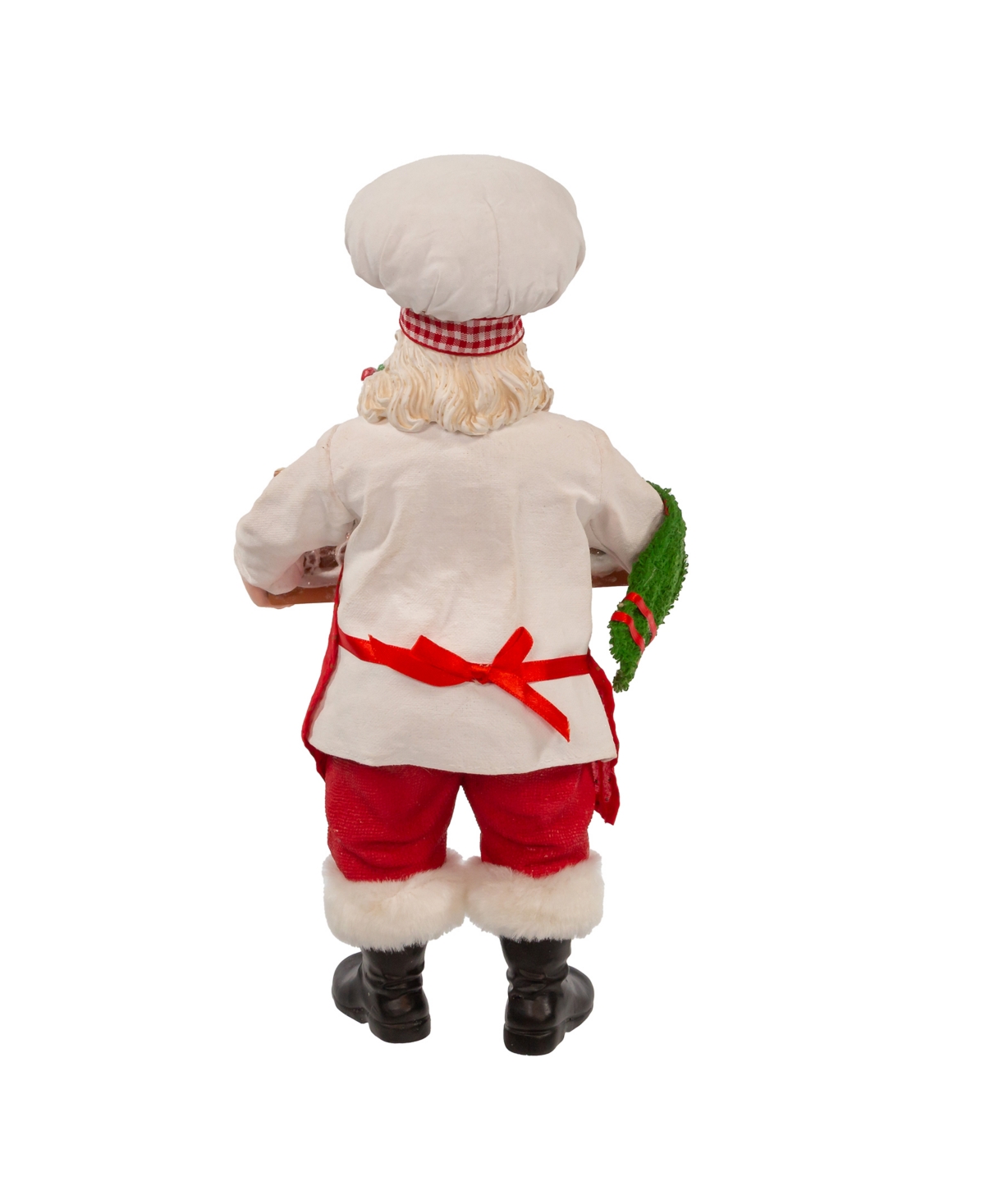 Kurt Adler 11" Fabriche Santa With Gingerbread Train In Multicolored