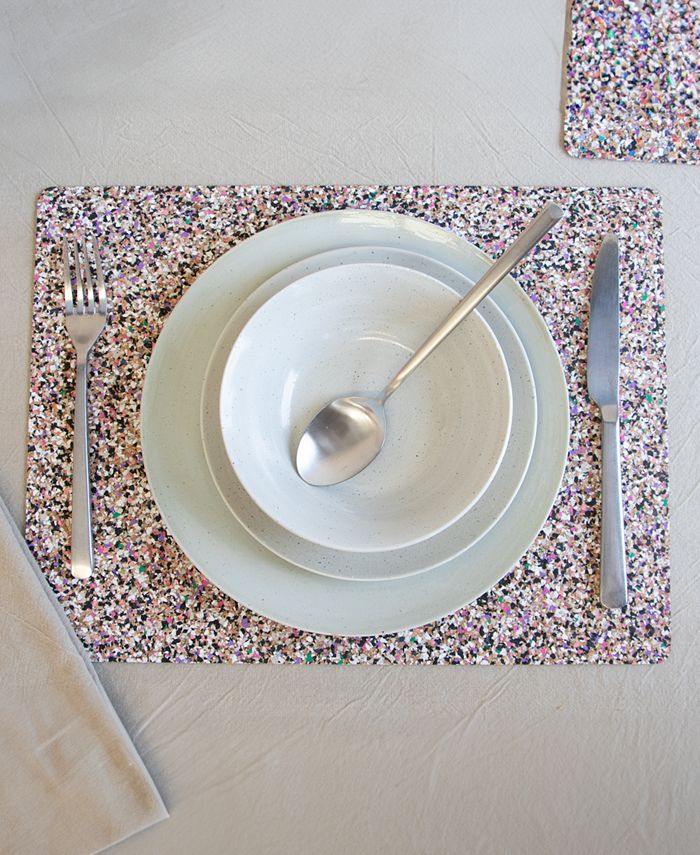 LIGA Set of 4 Rectangle Beach Clean Placemats Macy's