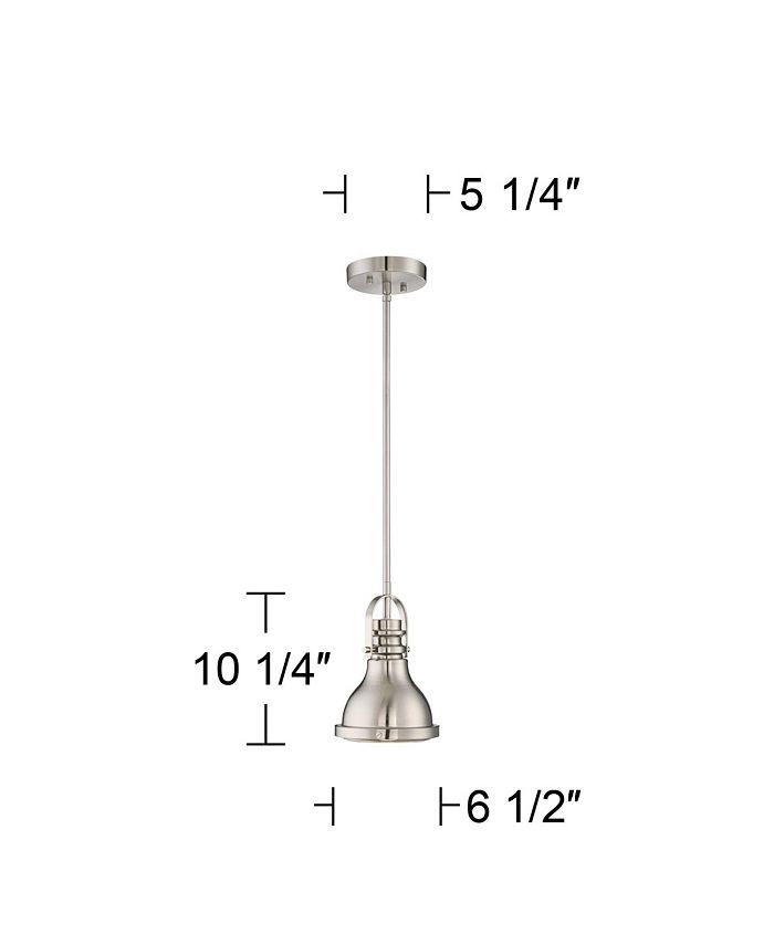 Possini Euro Design Verndale Brushed Nickel Mini Pendant Lighting